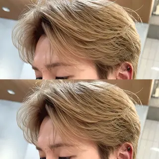 メンズ nicoTOKYO 原宿所属・センターパート /メンズ/海野颯生のヘアスタイル