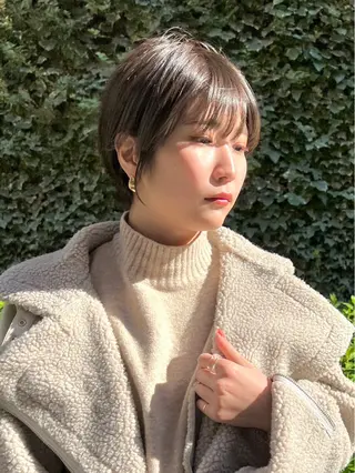 ショート 田中 優菜のヘアスタイル