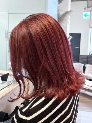 ミディアム カラー まろやかベージュ／ 大上なおみのヘアスタイル