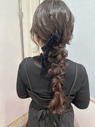 ロング ヘアアレンジ セットサロン      ラフテル所属・大阪/ヘアアレンジ /似合わせset💐のヘアスタイル