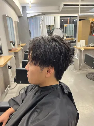 ショート AI TOKYO men's 渋谷所属・カマタ ハルキのヘアスタイル