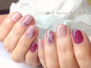 ネイル さくらや❤ パラジェル使用のネイルデザイン