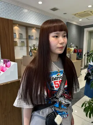 ロング shoko/ 海外ガール風パーマのヘアスタイル