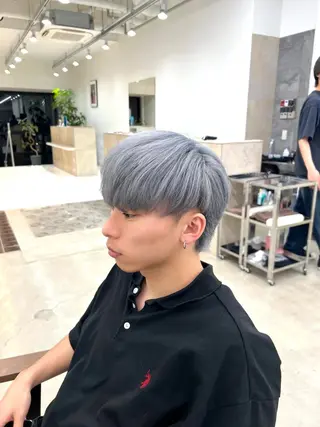 ショート カラー ブリーチカラー🦋‪ 田中さくらのヘアスタイル