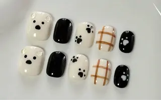 ネイル H3 Nail Tsuki🦋💙のネイルデザイン