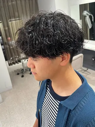 パーマ メンズ 🍐シャドウパーマ メンズ特化/守岡🍐のヘアスタイル