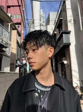 ショート メンズ メンズスタイリスト リュウジのヘアスタイル