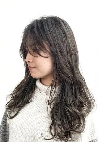 セミロング カラー salon m ni サロンマーニ所属・久保田 一のヘアスタイル