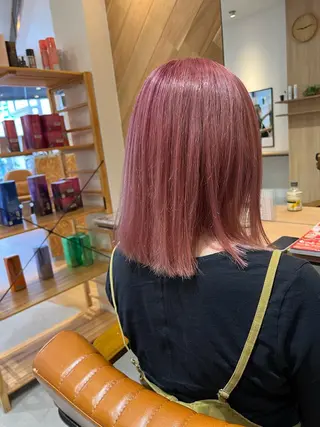 ミディアム カラー 森田 尚貴のヘアスタイル