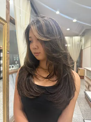 ロング nico. 心斎橋 akariのヘアスタイル