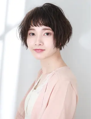 ショート カラー パーマ ヘアアレンジ 可愛いを作る神 ナオヒロのヘアスタイル