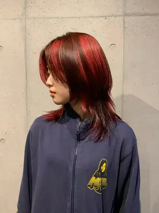 ショート カラー 似合わせウルフ/ レイヤー/山本祐輔のヘアスタイル