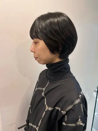 ショート 丸みショート/新宿 /みづき🐏のヘアスタイル