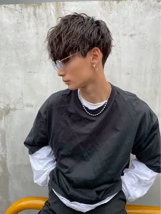 ショート メンズ 志賀 菜妃のヘアスタイル