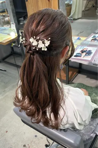 ロング ヘアアレンジ 菊地 紗矢のヘアスタイル