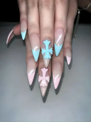 ネイル moca  心斎橋店所属・moca心斎橋店 Aina🐈‍⬛🤍のネイルデザイン