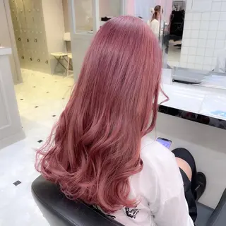 カラー girlな暖色ヘア 🪽🫧ハルナ🎀のヘアスタイル