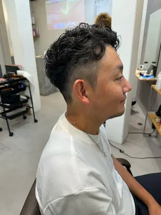 ショート パーマ メンズ Dxxxx III所属・女性目線の大人 メンズ*Ayakaのヘアスタイル