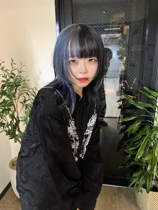 ミディアム 文屋 颯のヘアスタイル