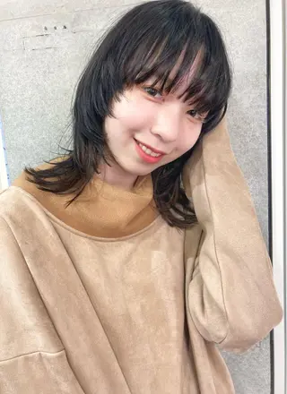 ミディアム レイヤー/メンズ 竹田凪儀のヘアスタイル