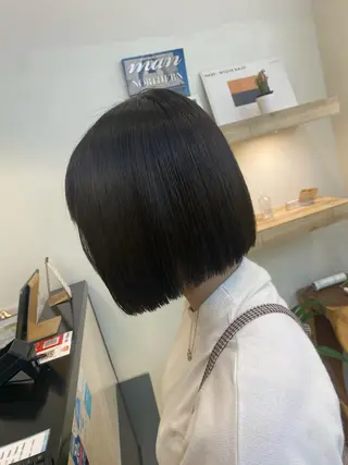 ショート コテ巻き風パーマ✨ かつみのヘアスタイル