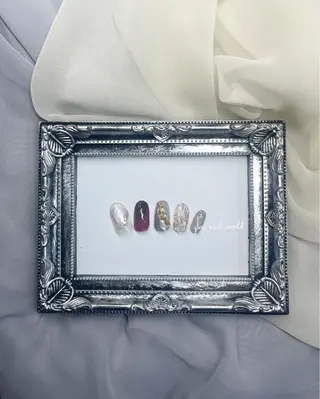 ネイル 𝐠𝐨𝐫𝐢 𝐧𝐚𝐢𝐥のネイルデザイン