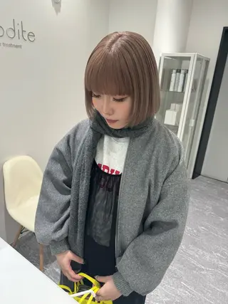 ショート 柔らかい透明感カラー 🎀maria🎀のヘアスタイル