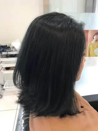 ミディアム カラー YASU🍎CUT 赤系カラー/ヘアケアのヘアスタイル