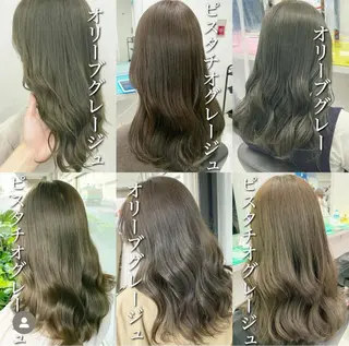 ミディアム カラー パーマ ヘアアレンジ メンズ キッズ ネイル マツエク・マツパ アイブロウ 堀井 凌平のヘアスタイル