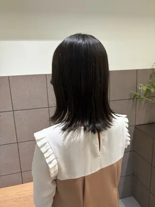 セミロング カラー natsuki /HUI 金山のヘアスタイル