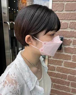 ショート カラー パーマ ヘアアレンジ メンズ キッズ ネイル マツエク・マツパ アイブロウ times salon名駅所属・久木原 ゆりのヘアスタイル