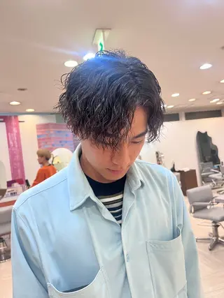 パーマ メンズ 💠つたふうか/ 韓国/メンズヘア💠のヘアスタイル
