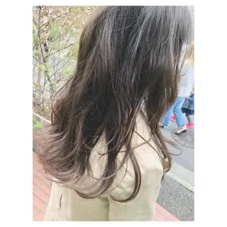 ロング カラー センスをお届けします 大谷将生INFPのヘアスタイル