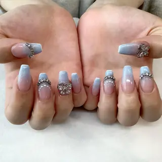 ネイル 💎🐰 saki. m 🐰💎のネイルデザイン