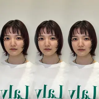 ショート カラー ニュートラルカラー 🧊横田 さえのヘアスタイル