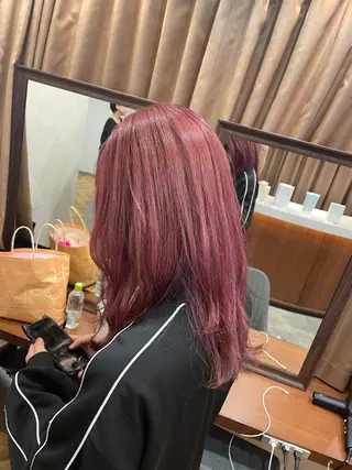 セミロング カラー 韓国ヘア/レイヤー Londエレンのヘアスタイル