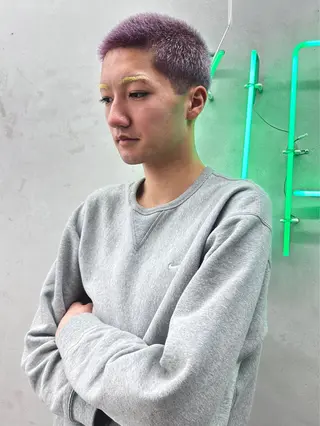 カラー メンズ 中津 /kipi アカネのヘアスタイル