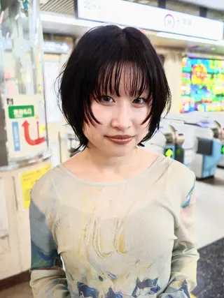 ショート ハイトーン/ ウルフ/suzuhaのヘアスタイル