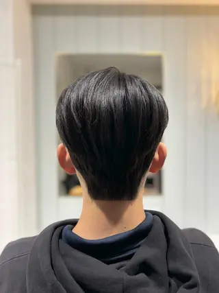 ショート パーマ メンズ 韓国メンズヘア/ ダウンパーマ/歩夢のヘアスタイル