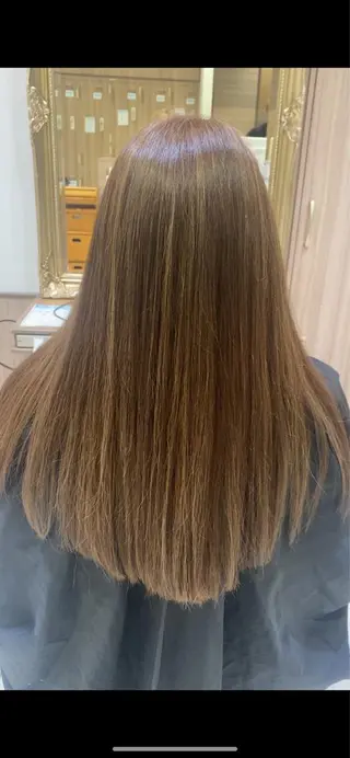 ロング カラー 古川 琴美のヘアスタイル