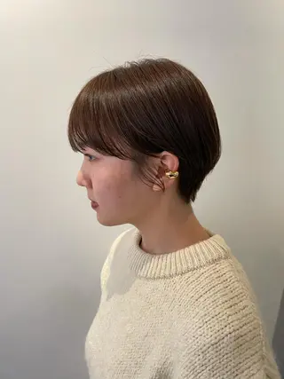 ショート カラー 斉藤 瑞恵のヘアスタイル
