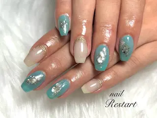 ミディアム nail Restart所属・Restart YURIのネイルデザイン