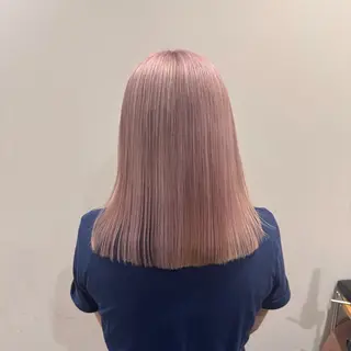 ミディアム カラー ブリーチカラー🦖 岡部木乃夏のヘアスタイル