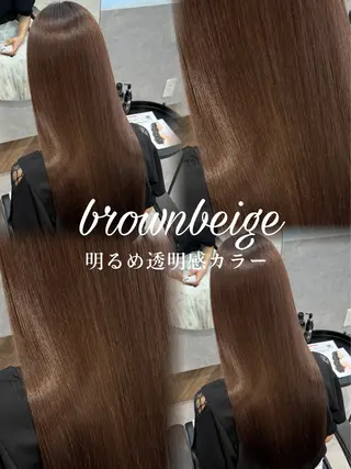 ミディアム カラー 柴田樹/大人可愛い 艶髪カラー/髪質改善のヘアスタイル