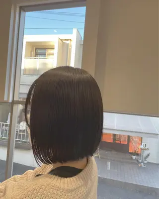ミディアム 韓国風/オシャレ /縮毛矯正/滝口琴未のヘアスタイル