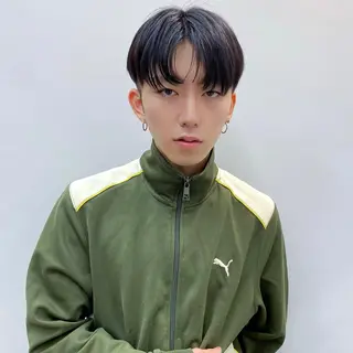 ショート カラー メンズ ダウンパーマ 【sity.ザイク】のヘアスタイル