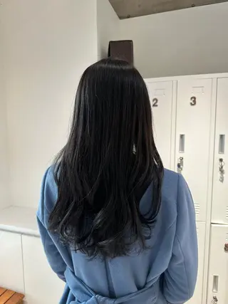 ロング カラー Annie 吉田 裕美のヘアスタイル