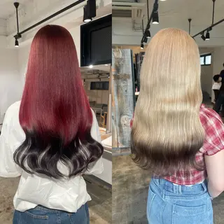 ロング カラー ムラ修正/ ハイトーン💖Riaのヘアスタイル