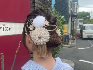 セミロング 量産ヘアセット/ ヘアメAyakaのヘアスタイル