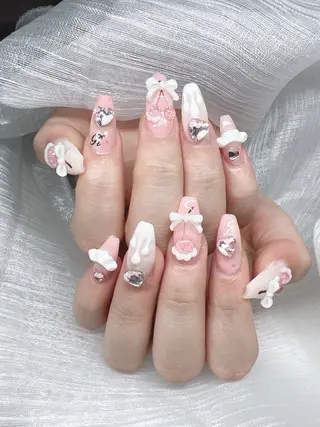 ネイル Lee Nails チップ長さだし専門店のネイルデザイン